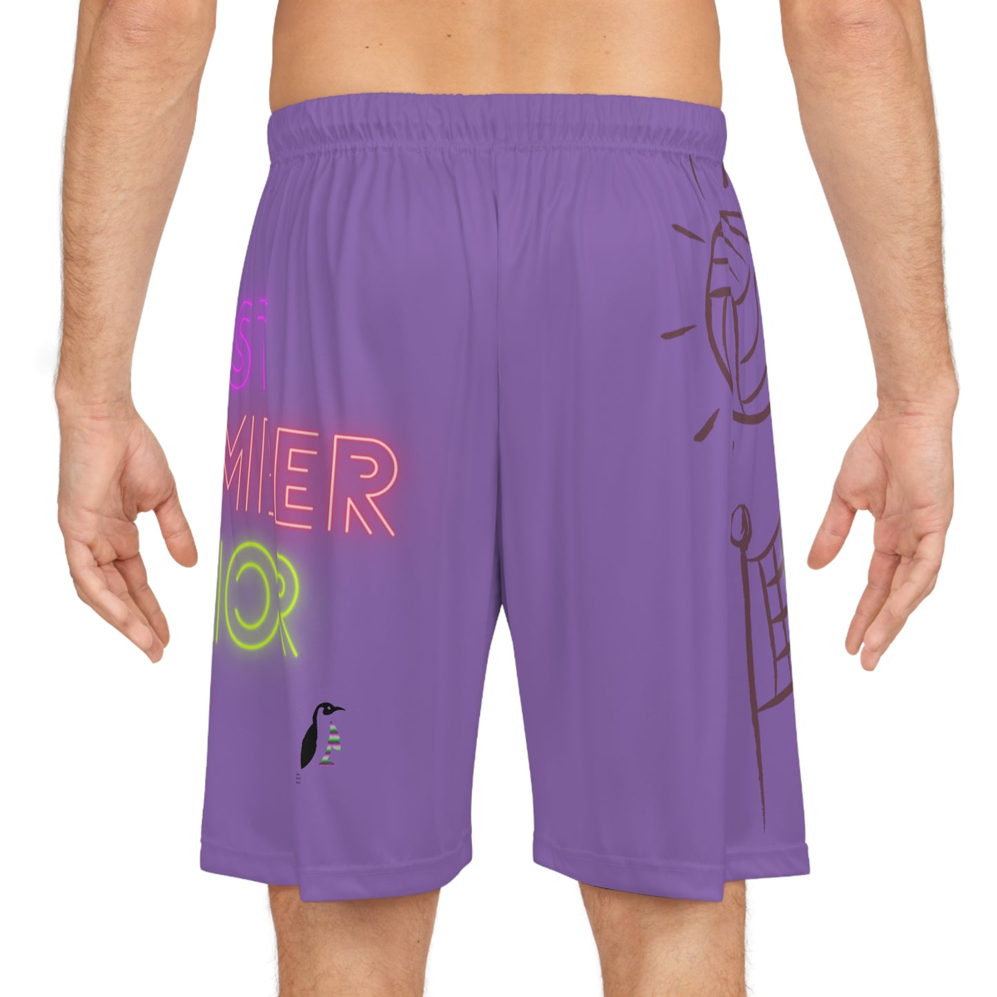 Basketball Shorts: Volleyball Lite Purple