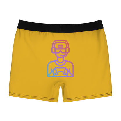 Men's Boxer Briefs: Gaming Yellow