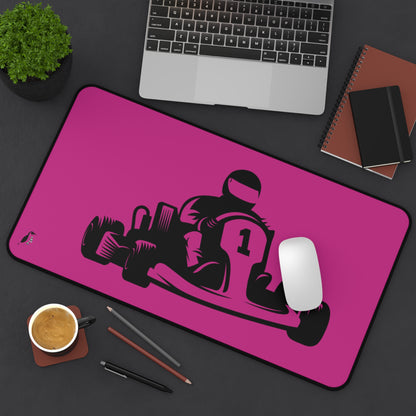 Desk Mat: Racing Pink