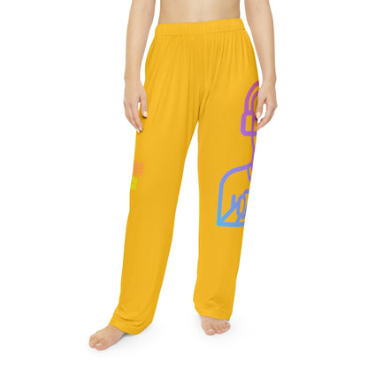 Women's Pajama Pants: Gaming Yellow