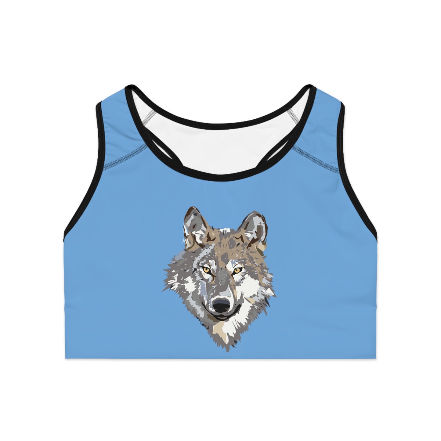 Sports Bra: Wolves Lite Blue