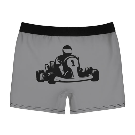 Men's Boxer Briefs: Racing Grey