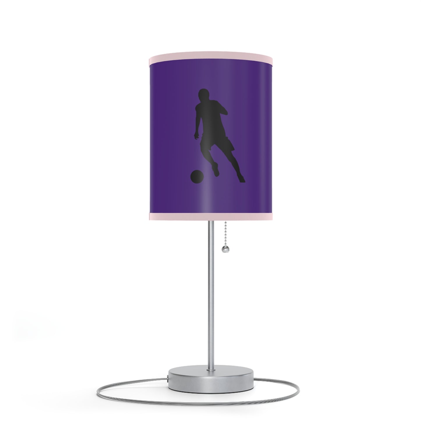 Lamp on a Stand, US|CA plug: Soccer Purple