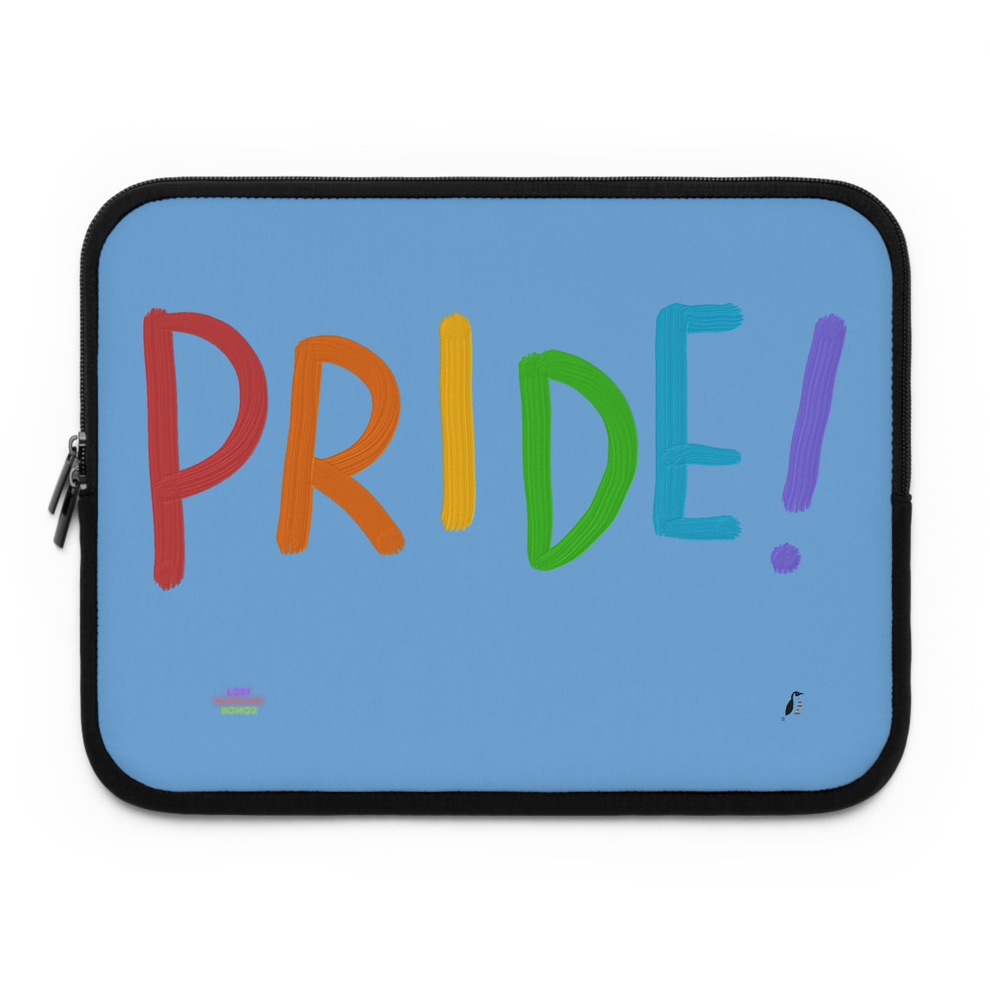 Laptop Sleeve: LGBTQ Pride Lite Blue