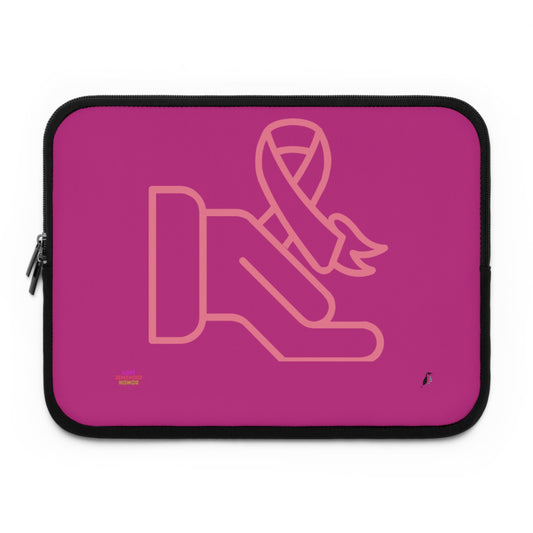 Laptop Sleeve: Fight Cancer Pink