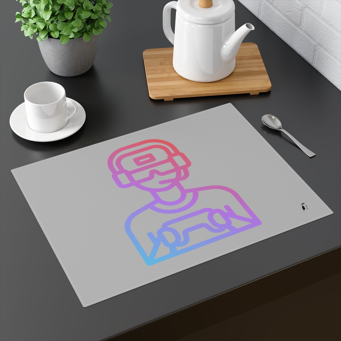 Placemat, 1pc: Gaming Lite Grey