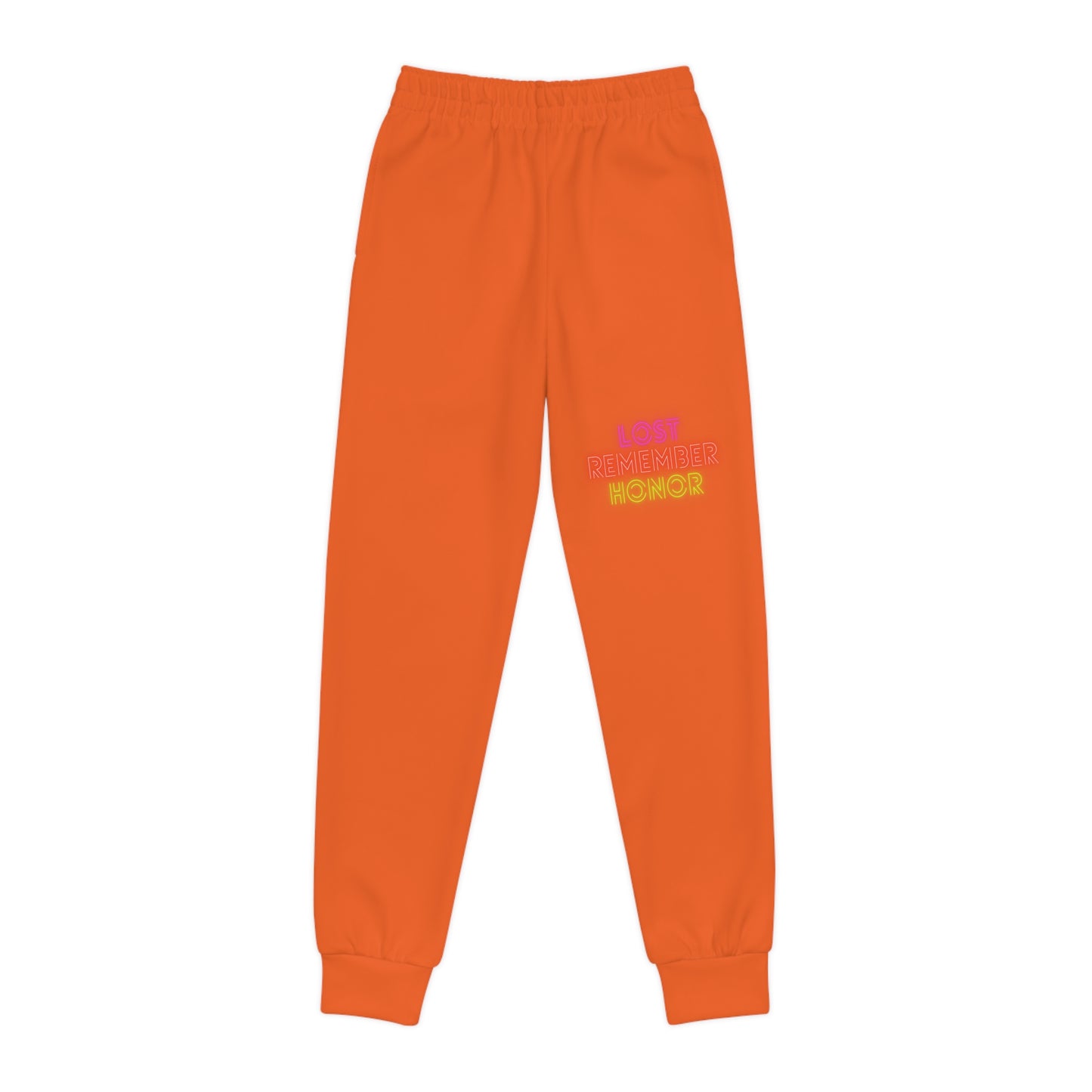 Youth Joggers: Lost Remember Honor Orange