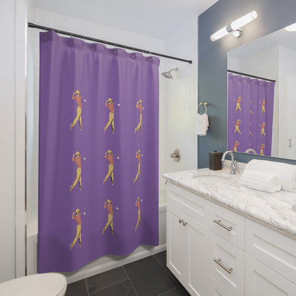 Shower Curtains: #2 Golf Lite Purple
