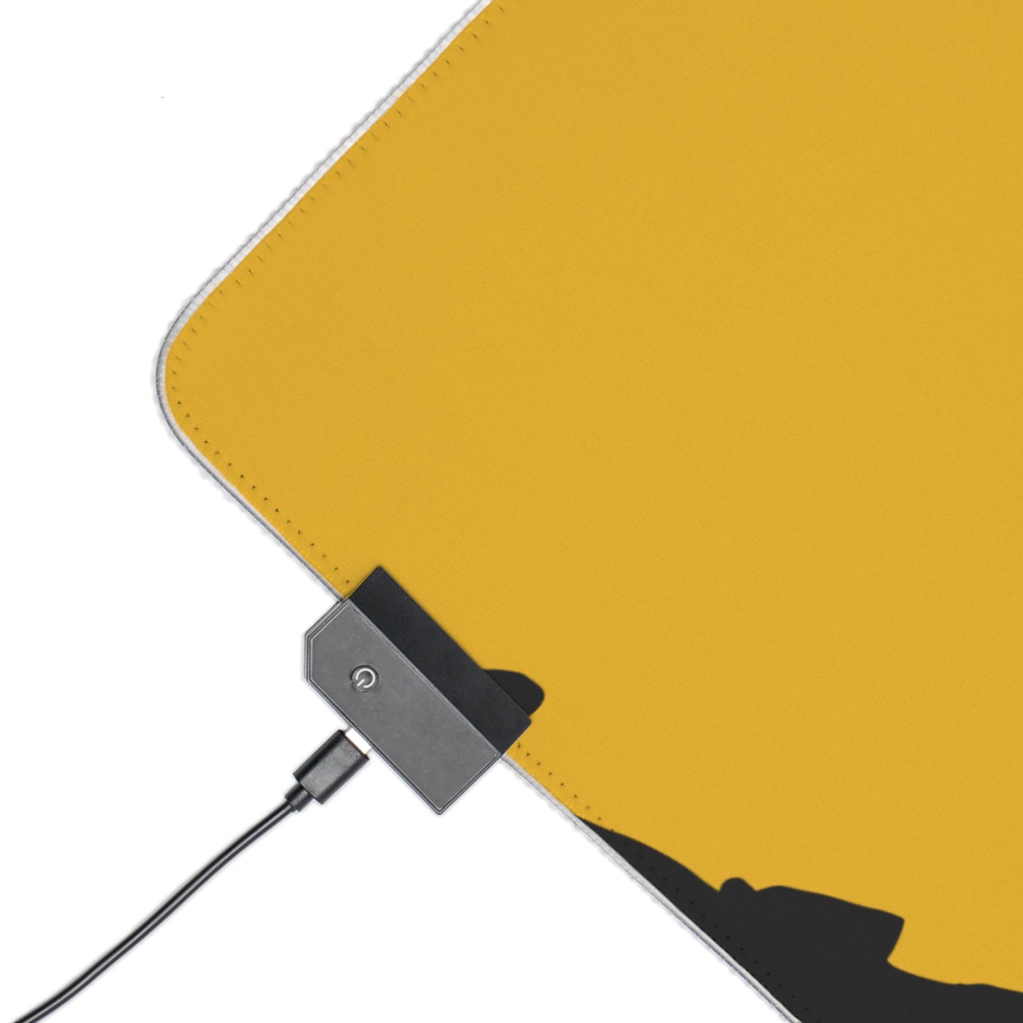 LED Gaming Mouse Pad: Soccer Yellow