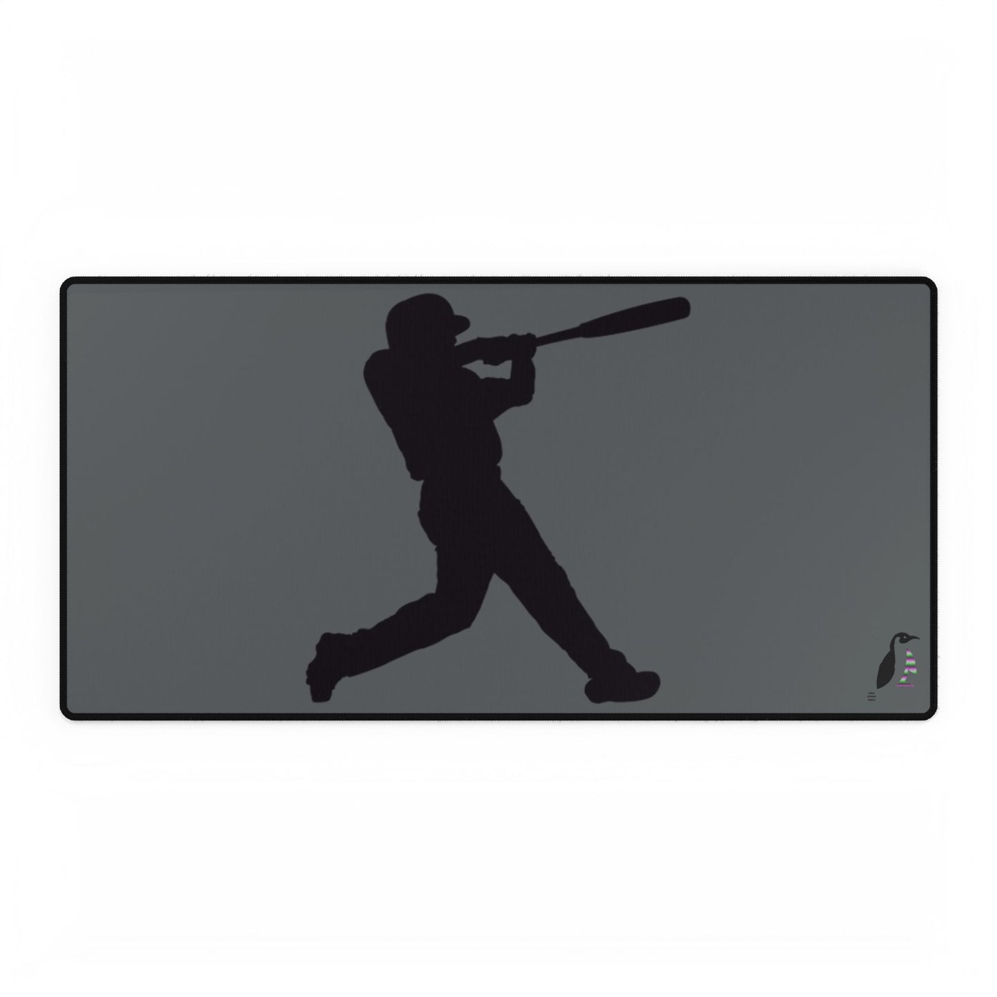 Desk Mats: Baseball Dark Grey