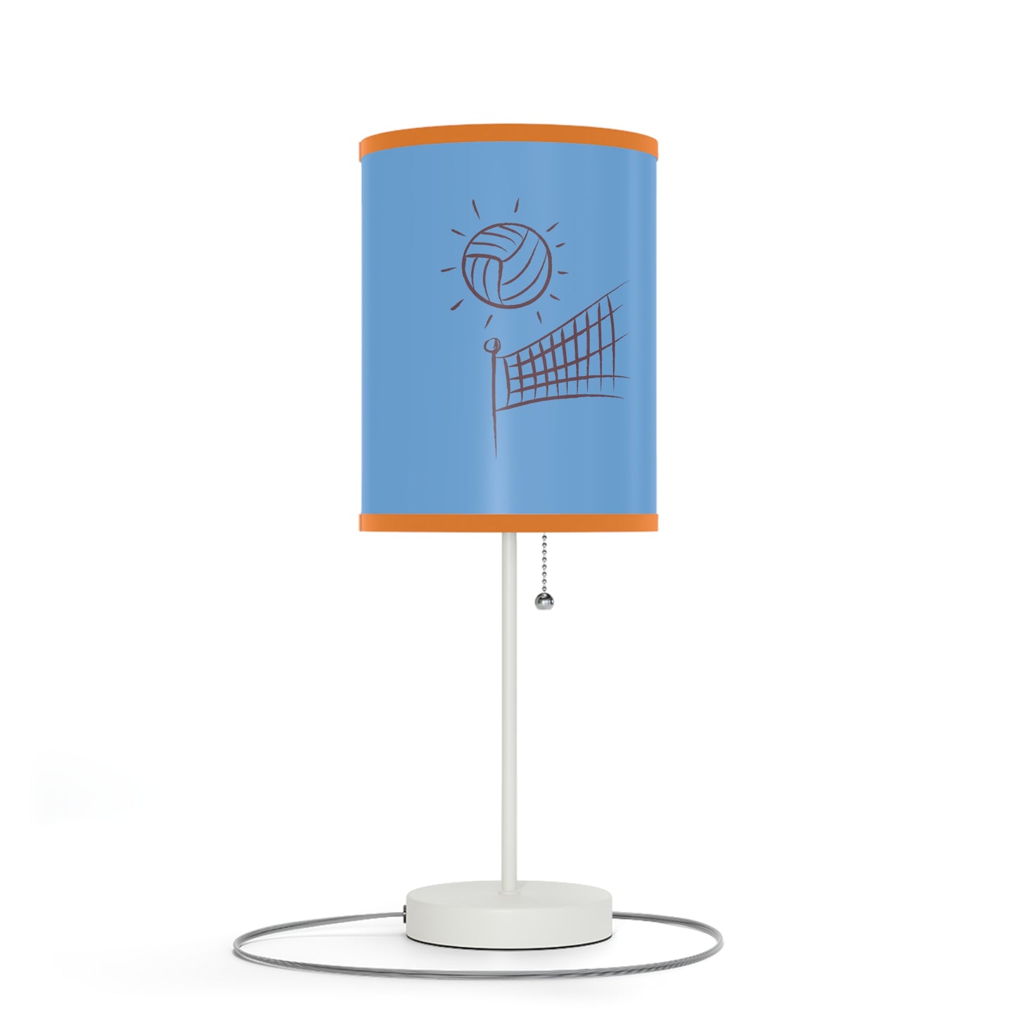 Lamp on a Stand, US|CA plug: Volleyball Lite Blue