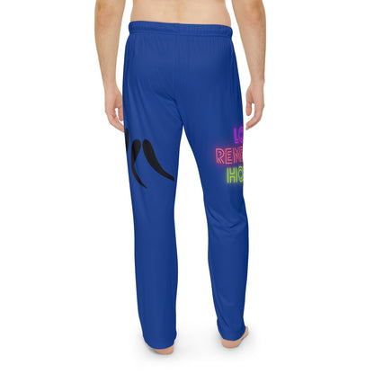 Men's Pajama Pants: Wrestling Dark Blue