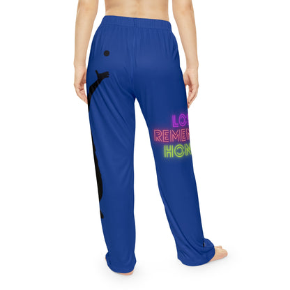 Women's Pajama Pants: Tennis Dark Blue