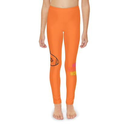 Youth Full-Length Leggings: Football Crusta