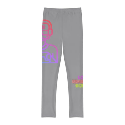 Youth Full-Length Leggings: Gaming Grey