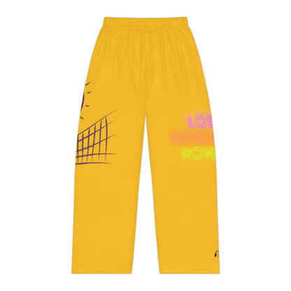 Women's Pajama Pants: Volleyball Yellow