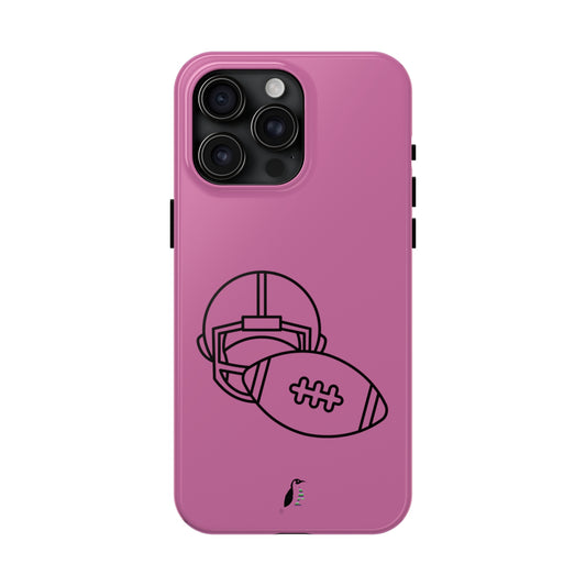 Tough Phone Cases (for iPhones): Football Lite Pink