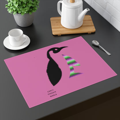 Placemat, 1pc: Crazy Penguin World Logo Lite Pink