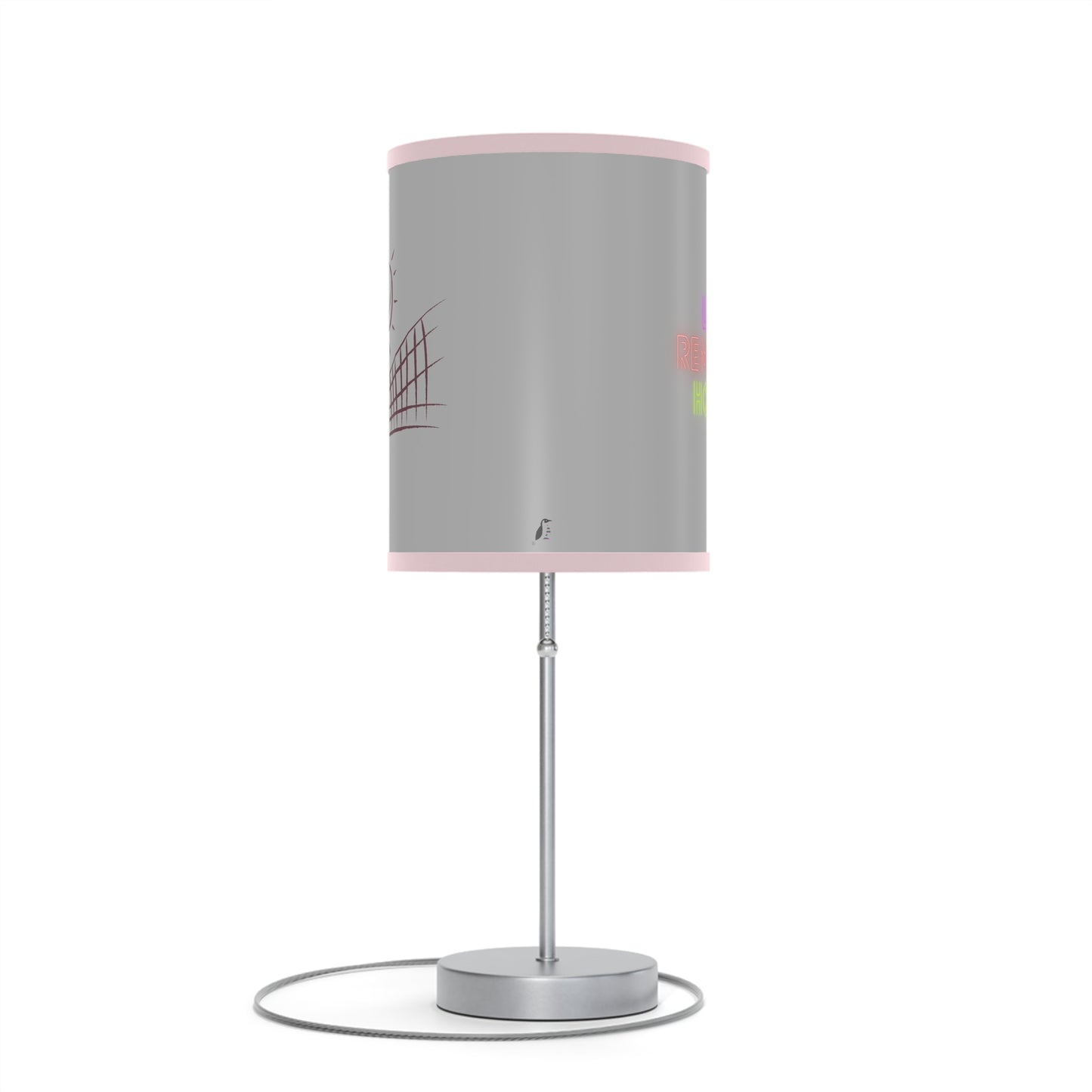 Lamp on a Stand, US|CA plug: Volleyball Lite Grey