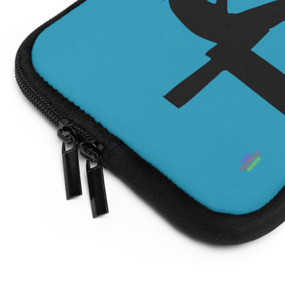 Laptop Sleeve: Fishing Turquoise