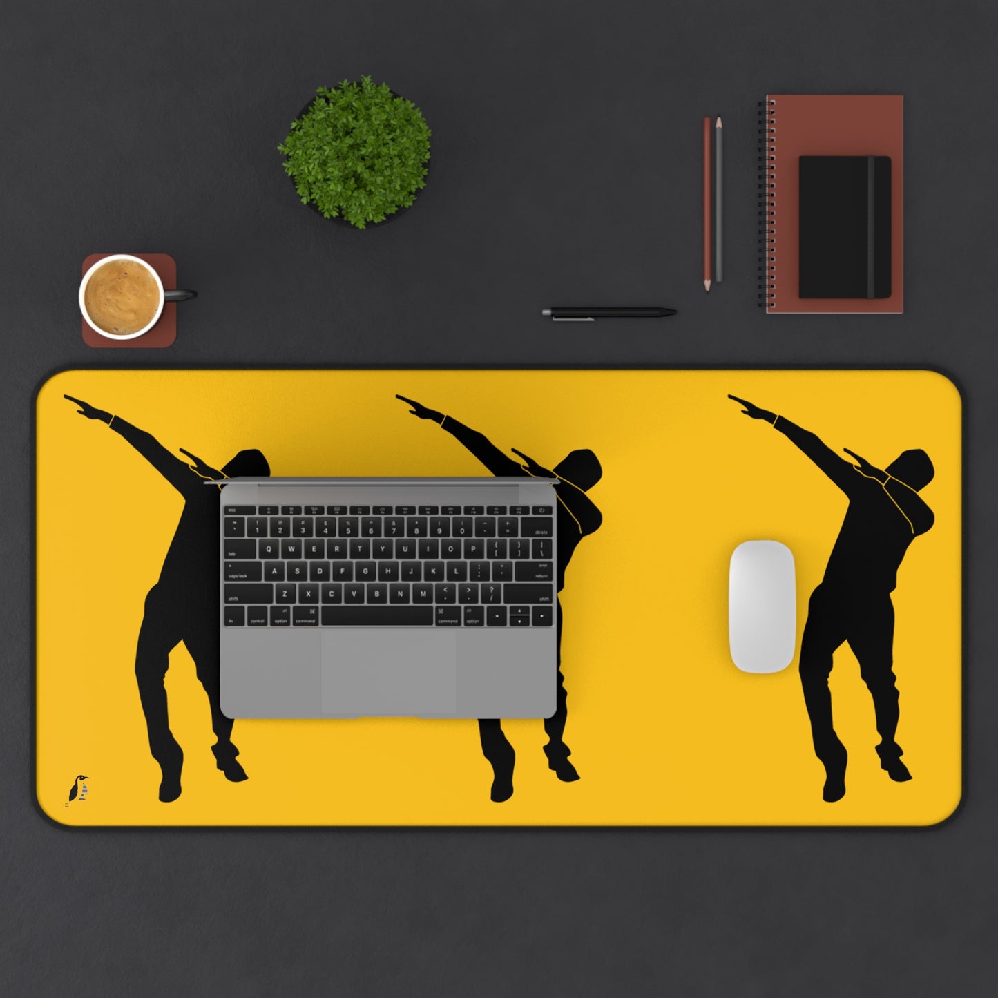 Desk Mat: Dance Yellow