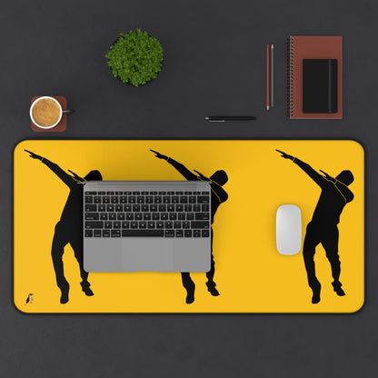 Desk Mat: Dance Yellow