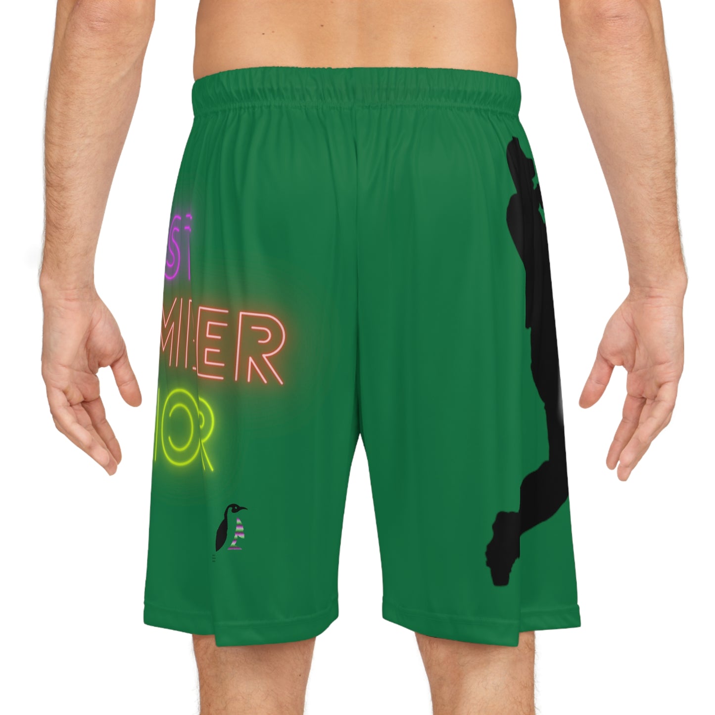 Mga Short sa Basketbol: Baseball Dark Green 