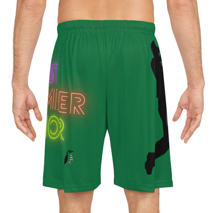 Basketball Shorts: Baseball Dark Green