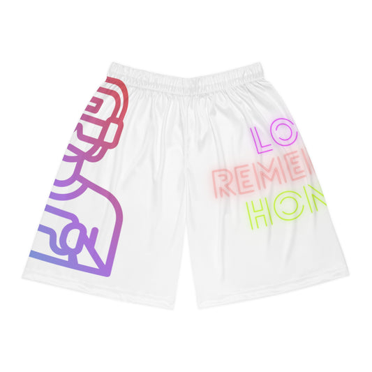 Basketball Shorts: Gaming White