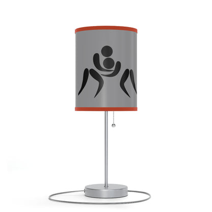 Lamp on a Stand, US|CA plug: Wrestling Grey