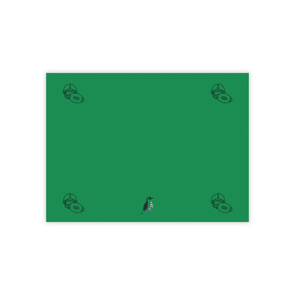 Post-it® Note Pads: Football Dark Green