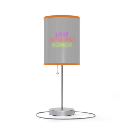 Lamp on a Stand, US|CA plug: Baseball Lite Grey