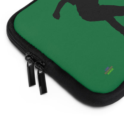 Laptop Sleeve: Skateboarding Dark Green