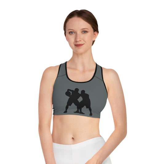 Sports Bra: Basketball Dark Grey