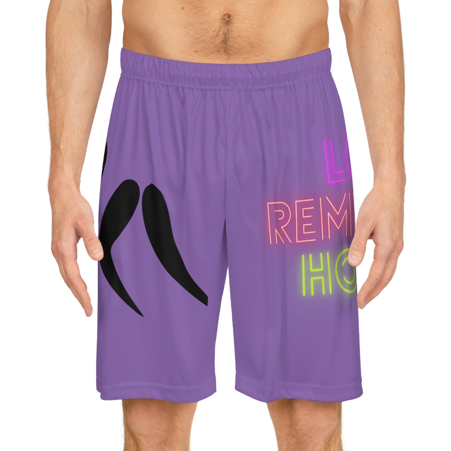 Basketball Shorts: Wrestling Lite Purple