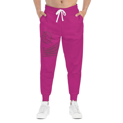 Athletic Joggers: Volleyball Pink