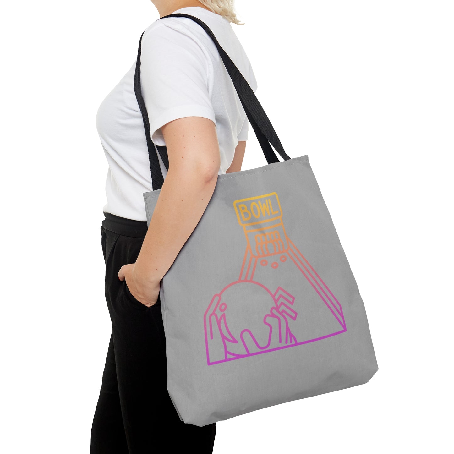 Tote Bag: Bowling Lite Grey