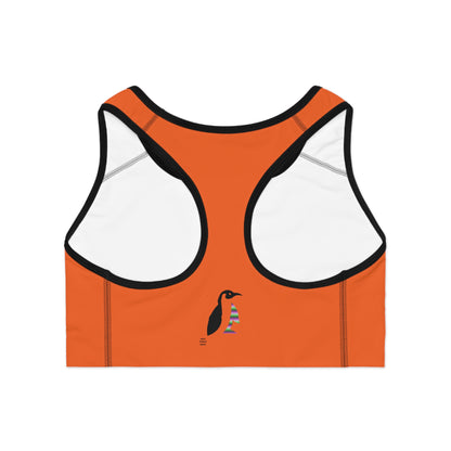 Sports Bra: Lost Remember Honor Orange