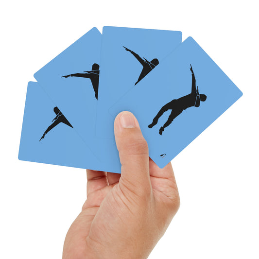 Poker Cards: Dance Lite Blue