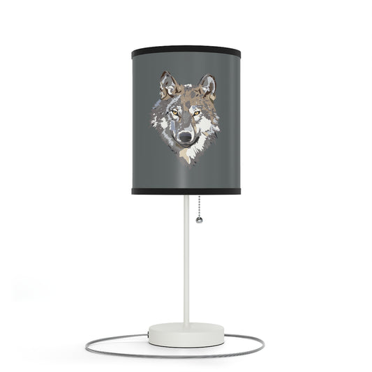 Lamp on a Stand, US|CA plug: Wolves Dark Grey