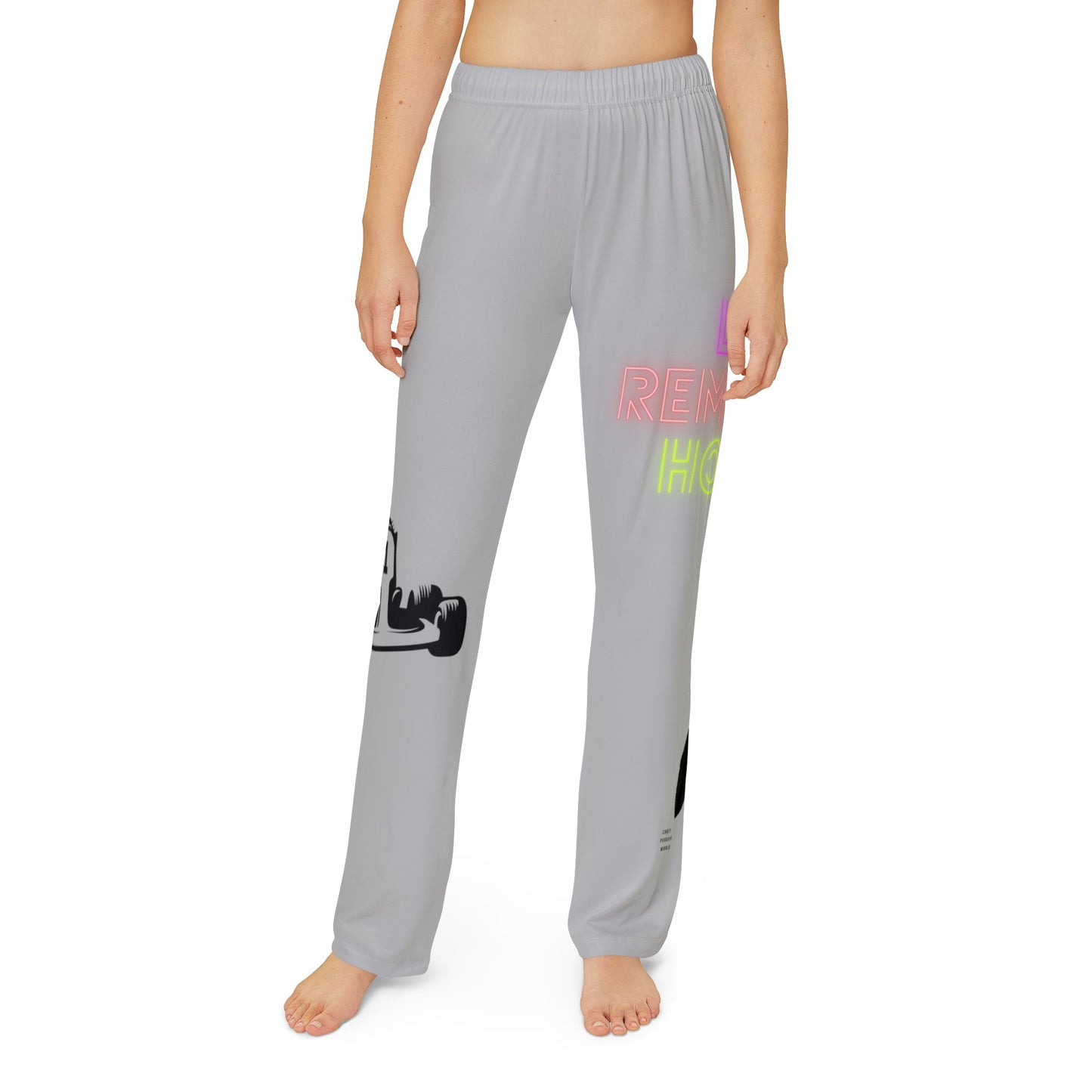 Kids Pajama Pants: Racing Lite Grey