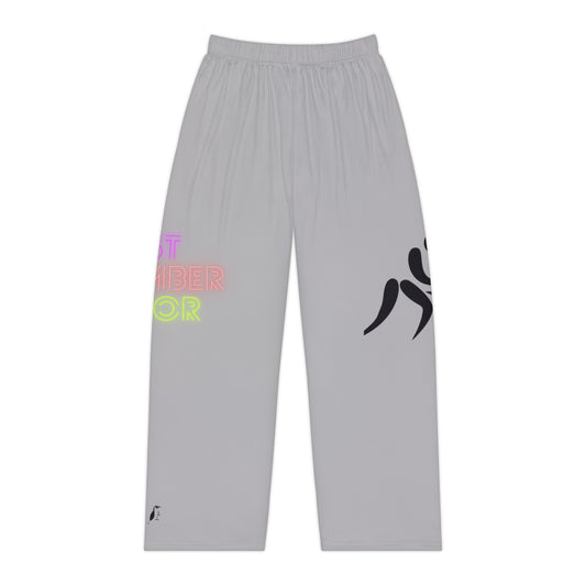 Pambabaeng Pajama Pants: Wrestling Lite Gray 