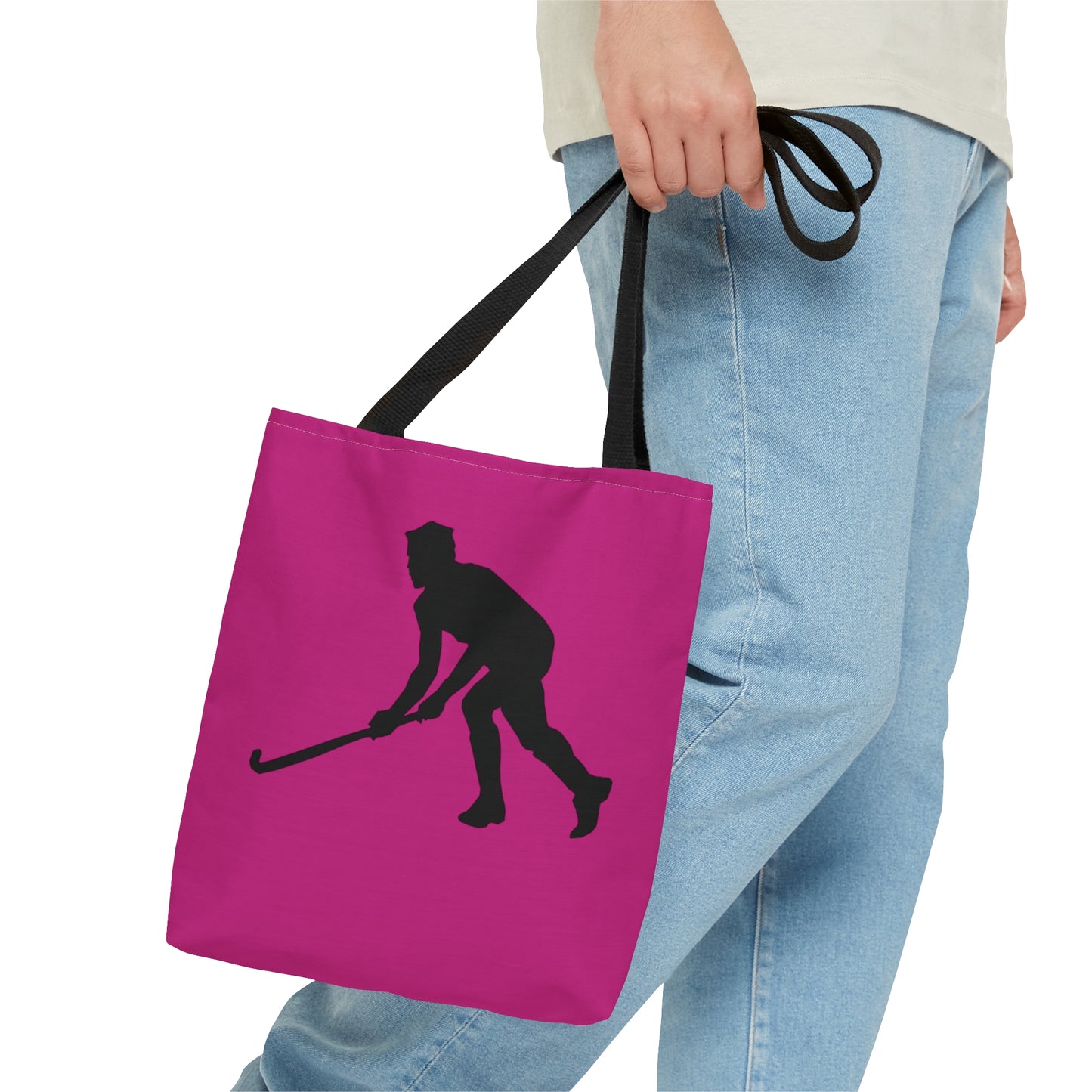 Tote Bag: Hockey Pink