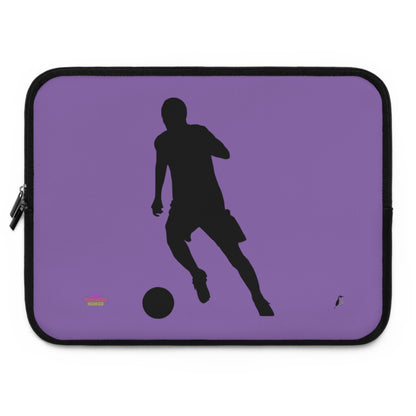 Laptop Sleeve: Soccer Lite Purple