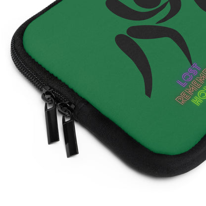 Laptop Sleeve: Wrestling Dark Green