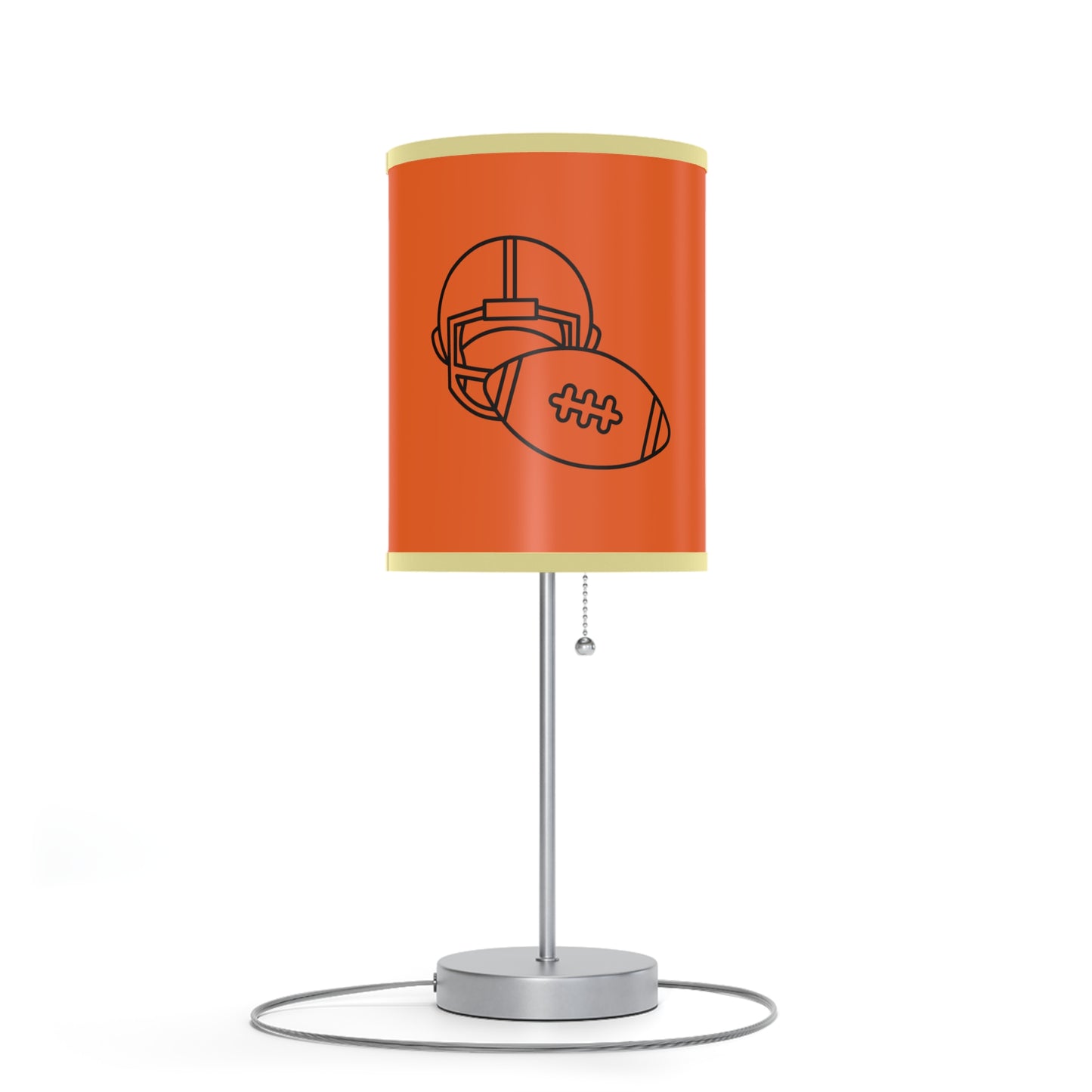 Lamp on a Stand, US|CA plug: Football Orange 