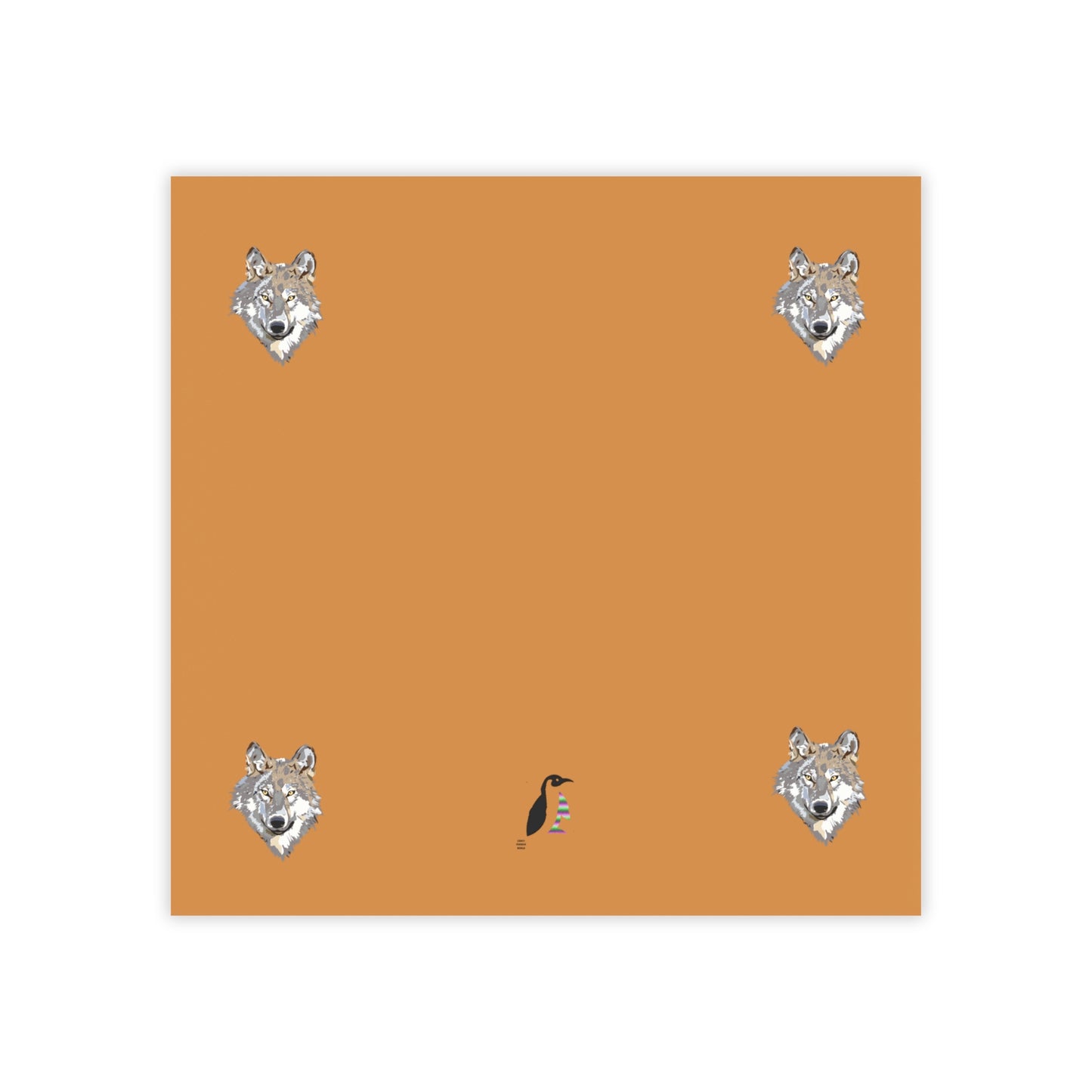 Post-it® Note Pads: Wolves Lite Brown