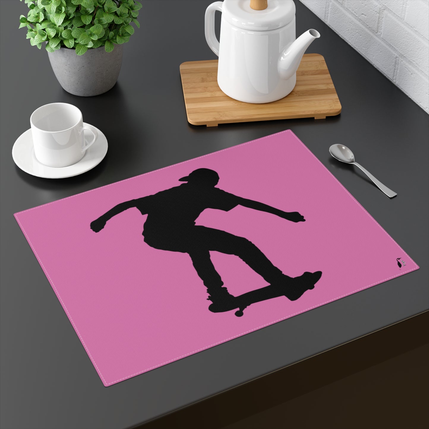 Placemat, 1pc: Skateboarding Lite Pink