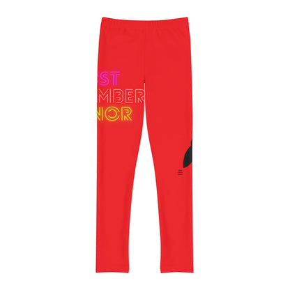 Youth Full-Length Leggings: Lost Remember Honor Red