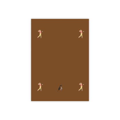 Post-it® Note Pads: Golf Brown